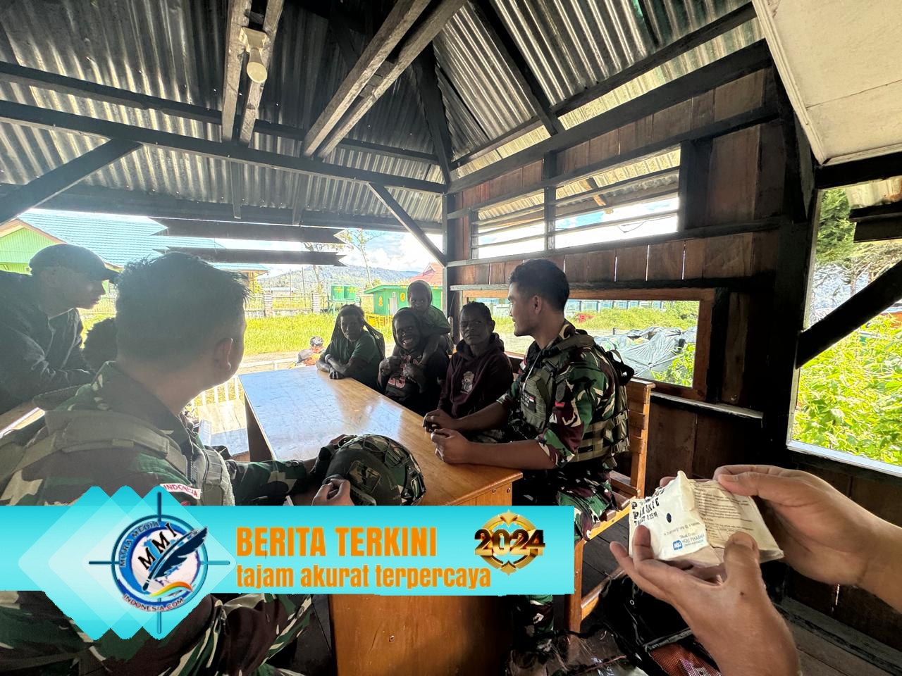 Satgas Yonif 509 Kostrad di Tk Mamba Berikan Bantuan Pengobatan Gratis dan Edukasi Hidup Sehat di Intan Jaya, Papua