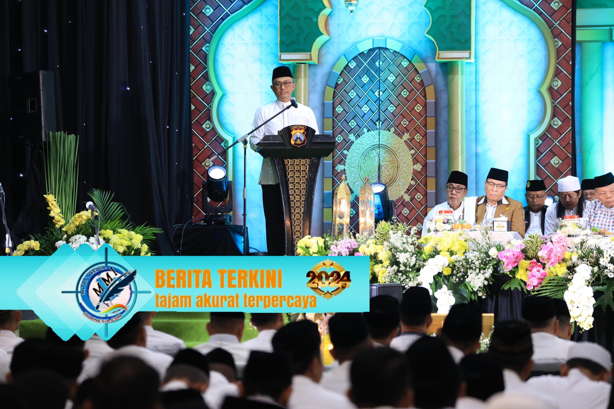 Cooling System Jelang Pilkada 2024, Polda Jatim Gelar Sholawat dan Doa Bersama