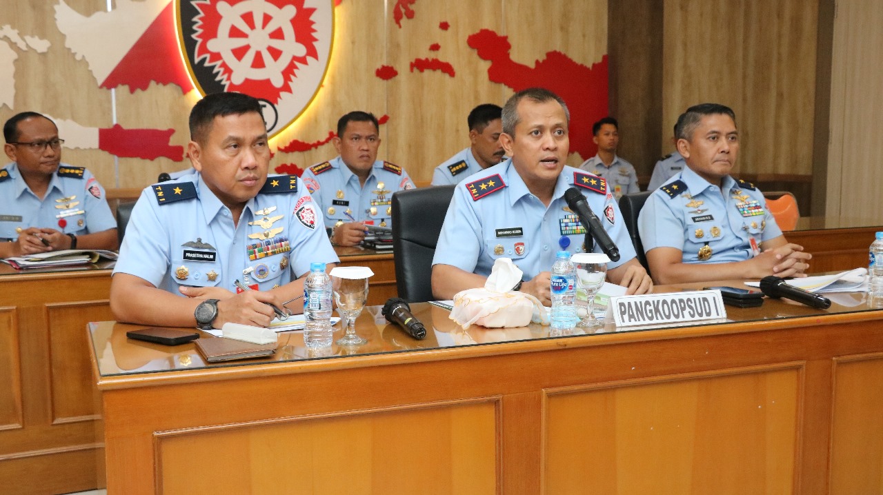 Pangkoopsud I Pimpin Rapat : Tekankan Komitmen Koopsud I Beserta Jajaran Berantas Judi Online