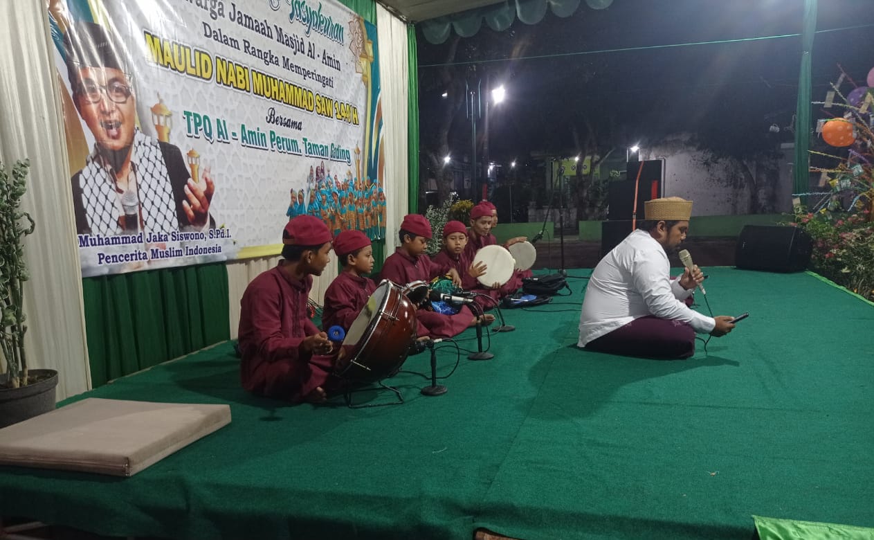 Memperingati Maulid Nabi Muhammad SAW 1446 H, Masjid Al Amin Adakan Pengajian dan Tasyakuran