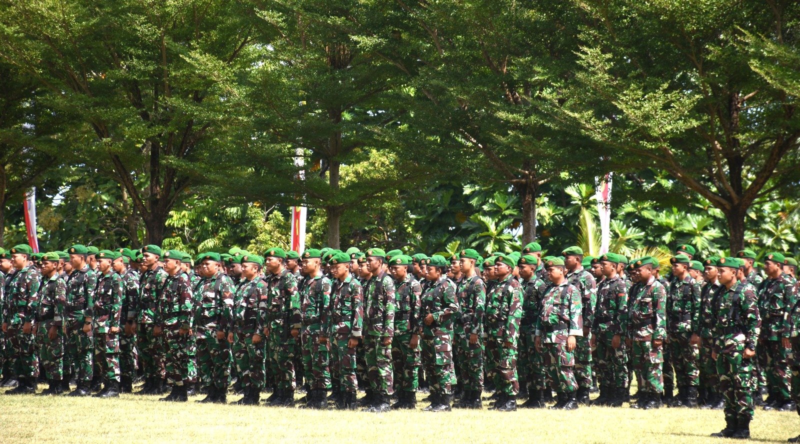 Pangdam Kasuari Pimpin Apel Siaga 1 Amankan Pelantikan Presiden dan Wapres RI Terpilih