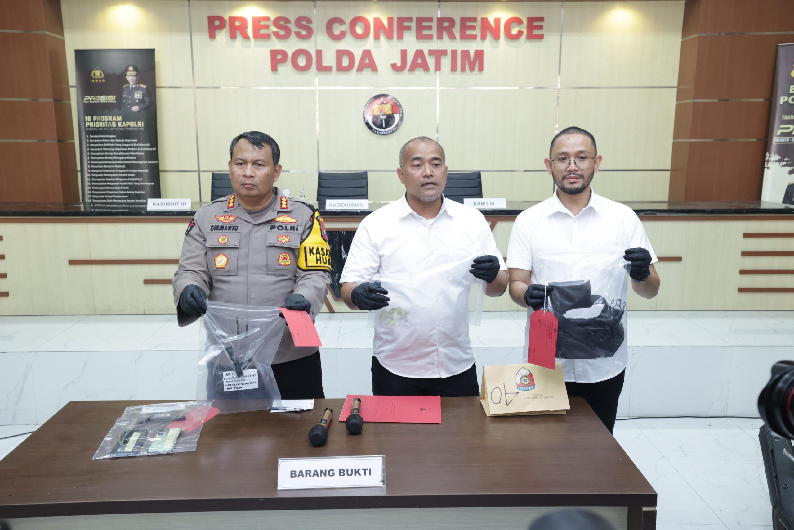 Polda Jatim Berhasil Ungkap Komplotan Spesialis Curanmor Lintas Wilayah, 6 Tersangka Diamankan