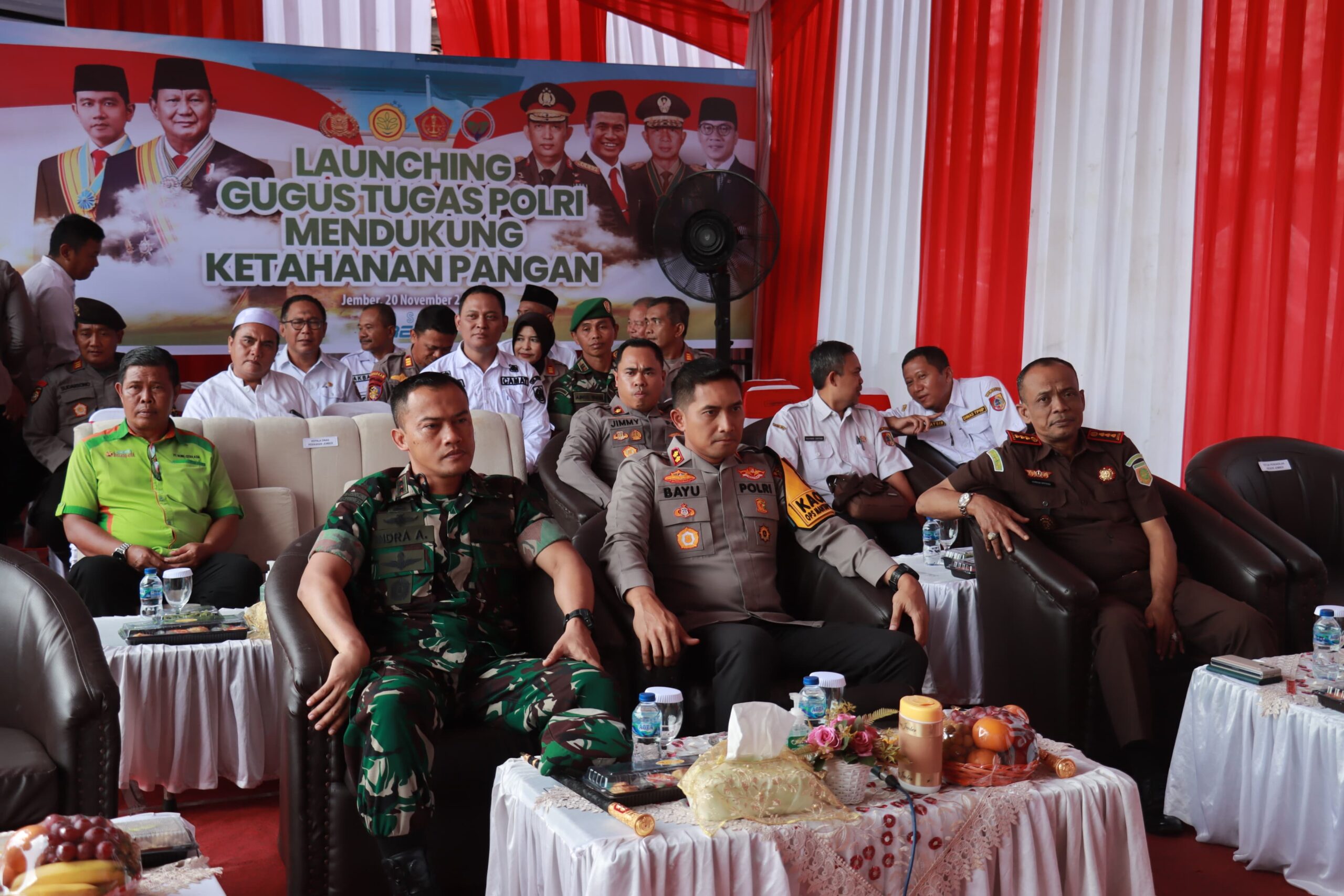 Polres Jember Resmi Launching Gugus Tugas Polri untuk Dukung Ketahanan Pangan