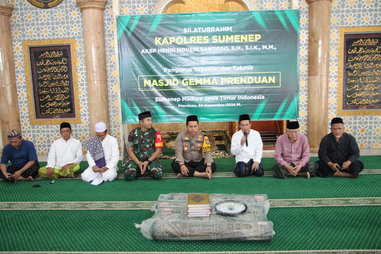 Cooling System Pasca Pilkada 2024 Kapolres Sumenep dan Dandim 0827 Kunjungi Ponpes Al-Amien Tegal Putri