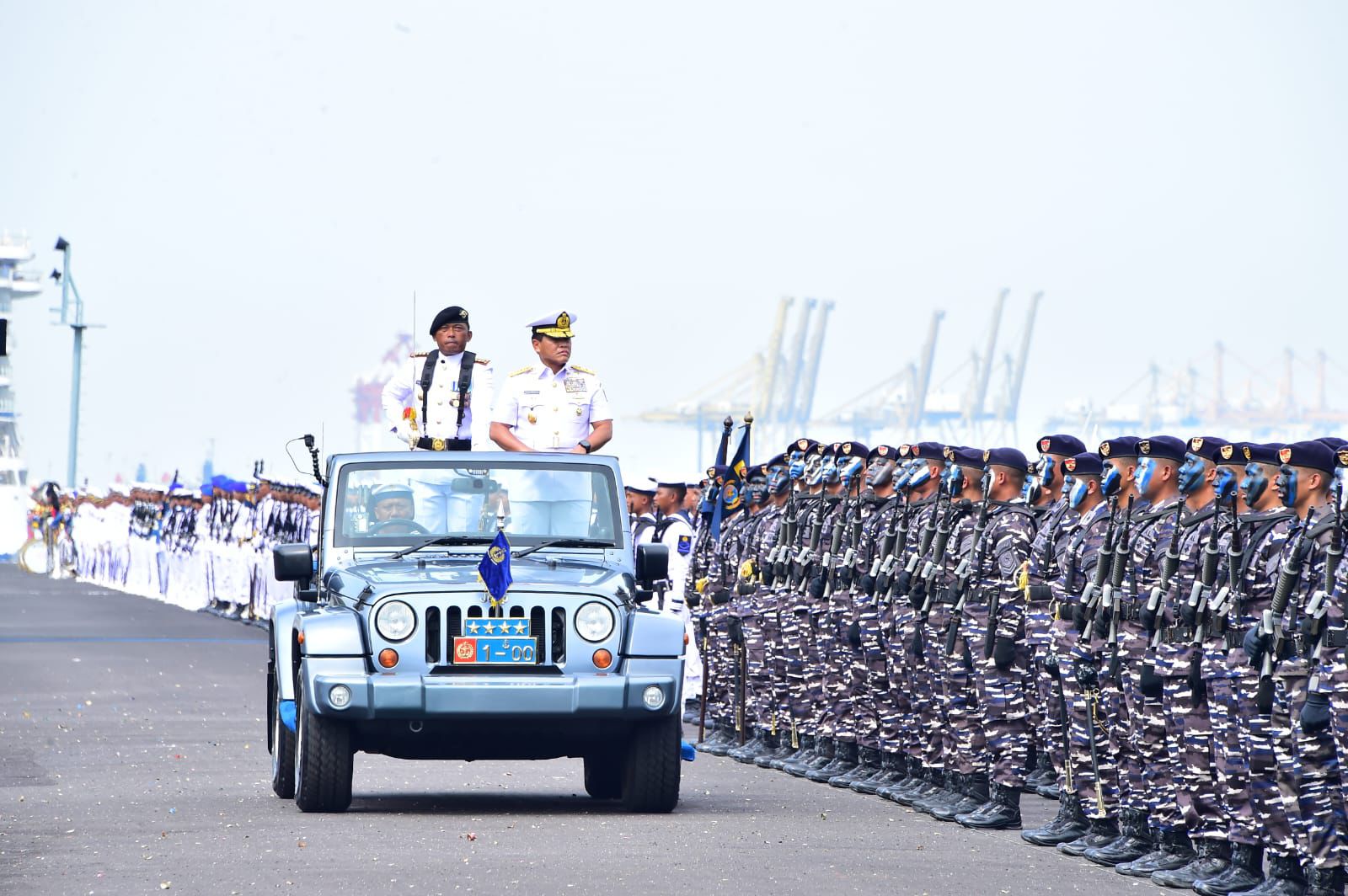 Kasal Pimpin Upacara Hari Armada RI Tahun 2024 di Surabaya