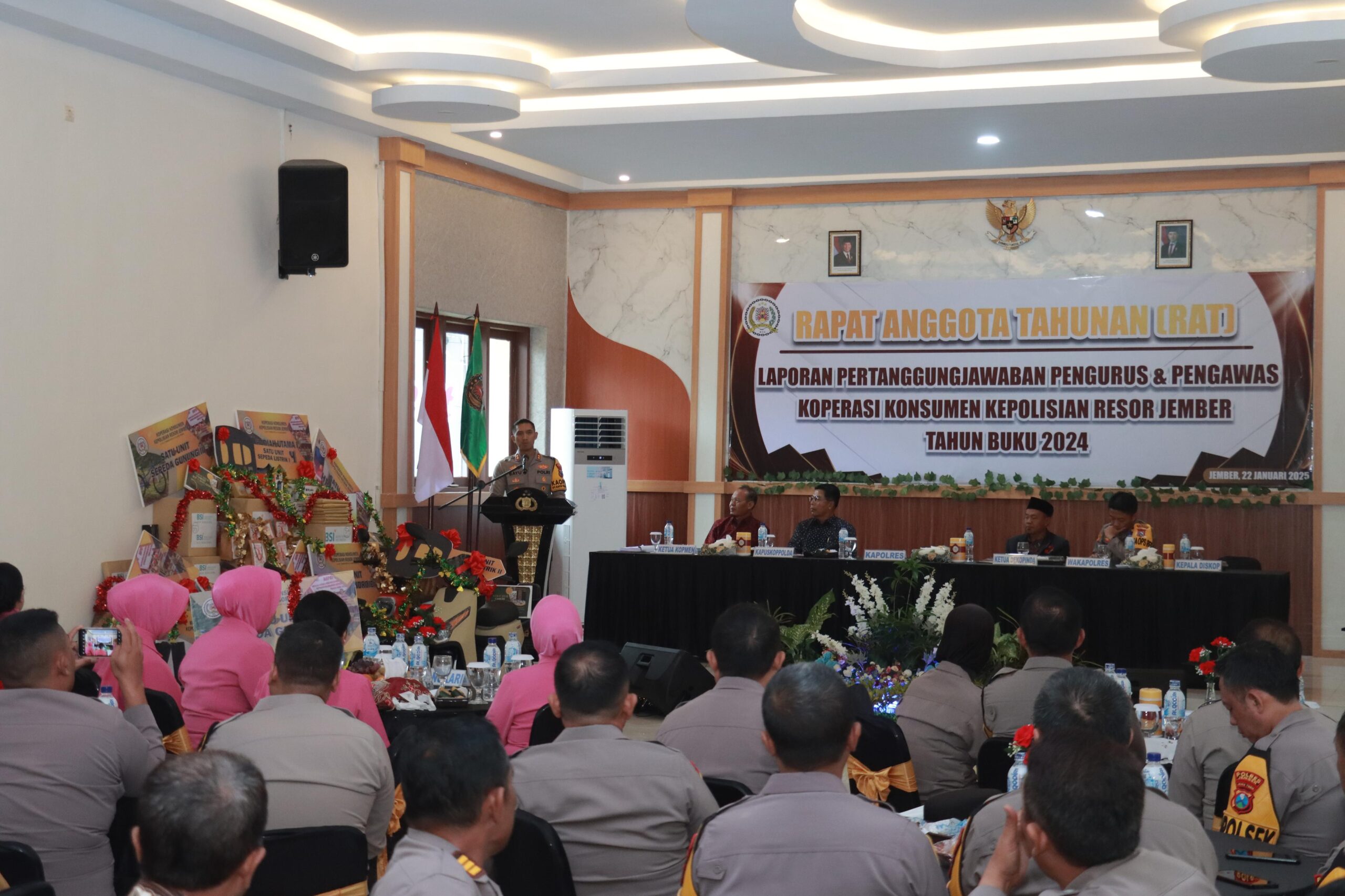 Koperasi Konsumen Polres Jember Sukses Gelar Rapat Anggota Tahunan Tahun Buku 2024